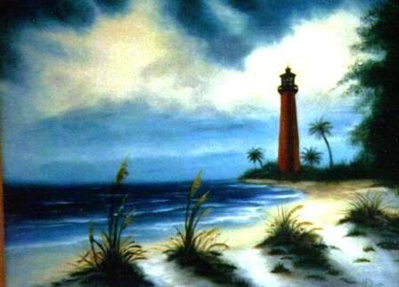 [Light House and sand dunes]