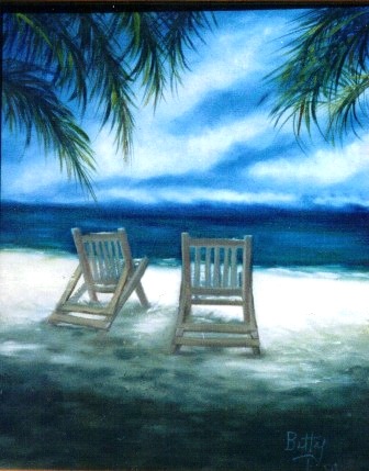 [ Chairs at the beach ]